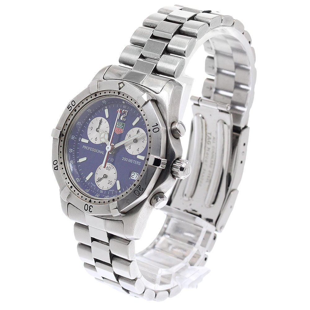 TAG HEUER 2000 series CK1112 Chronograph Navy Dial Quartz Men's Watch_949149