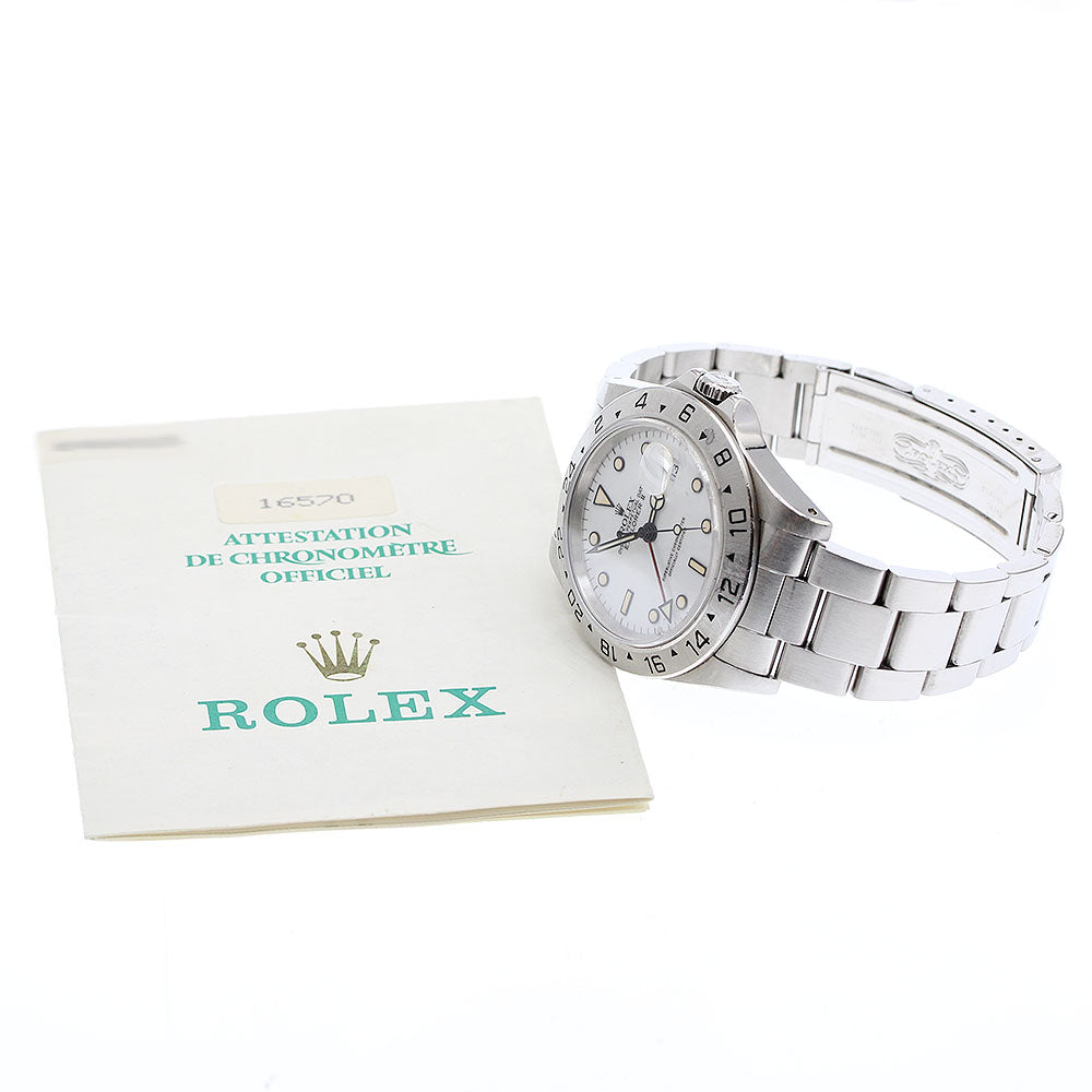 ROLEX Explorer II 16570 White dial white Dial Automatic Men's Watch_949156