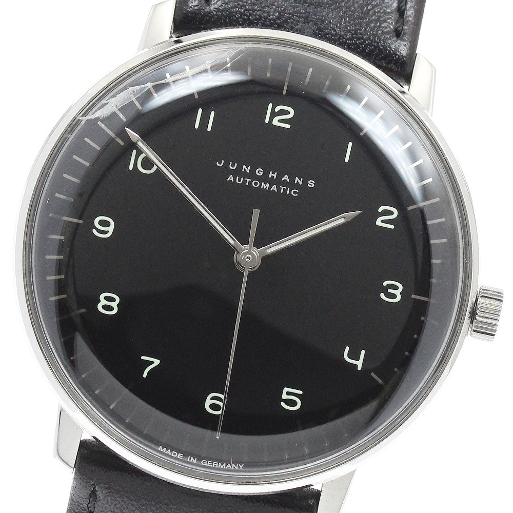 JUNGHANS Max bill 027/3400.00 black Dial Automatic Men's Watch_949158