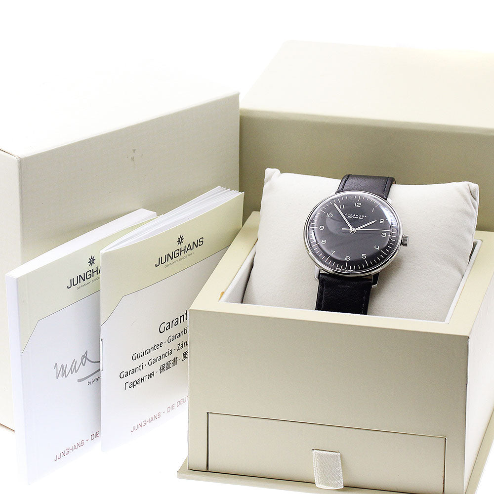 JUNGHANS Max bill 027/3400.00 black Dial Automatic Men's Watch_949158