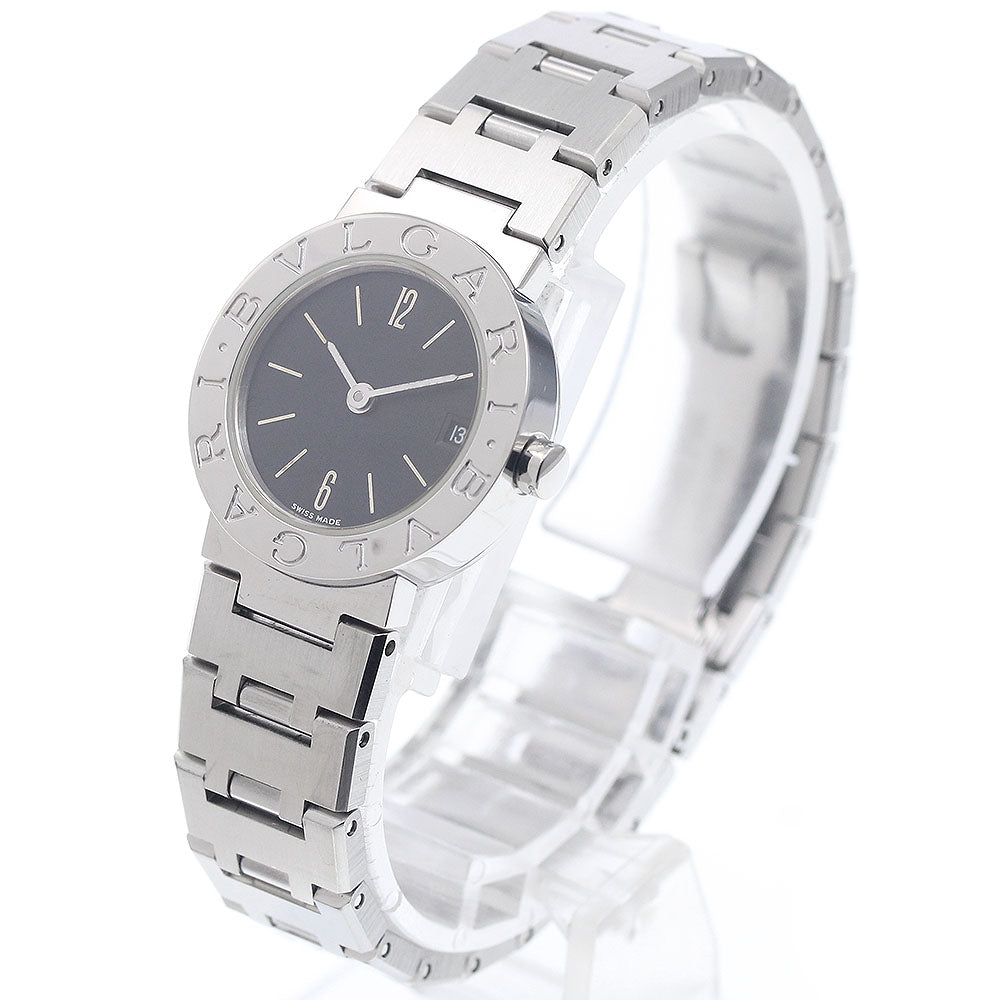 BVLGARI BVLGARIBVLGARI BB23SS Date Black Dial Quartz Ladies Watch_949166