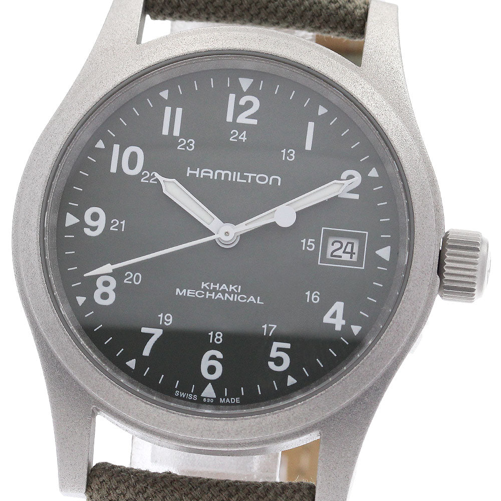 HAMILTON Khaki field H694190 Date khaki Dial Hand Winding Men's Watch_949169