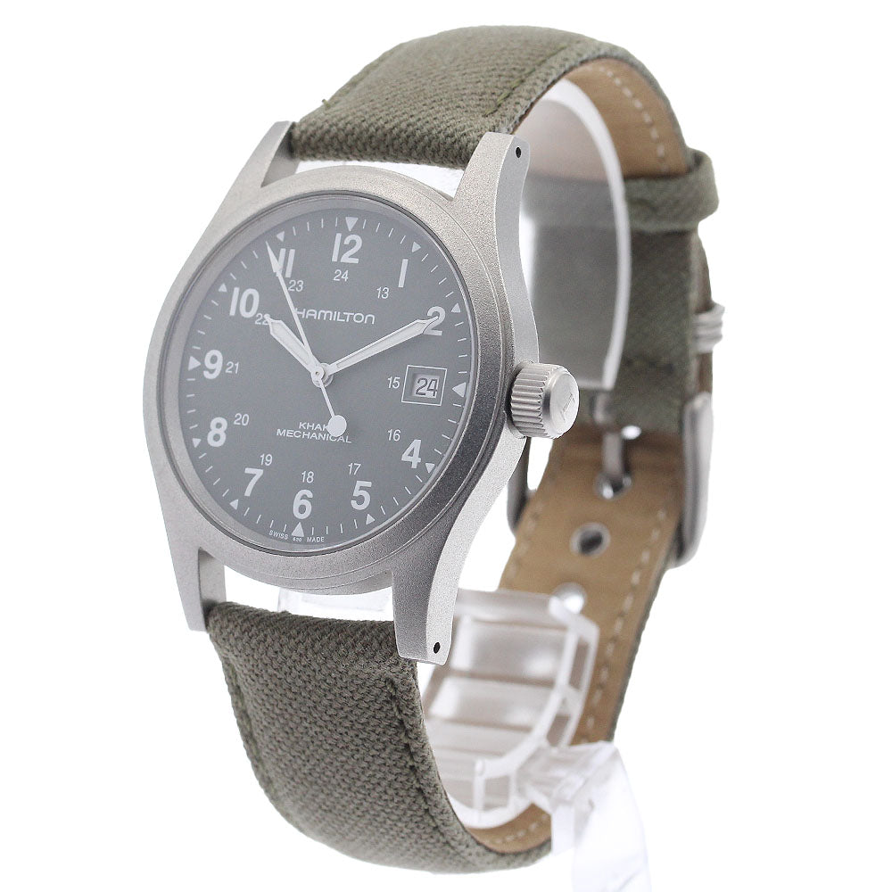 HAMILTON Khaki field H694190 Date khaki Dial Hand Winding Men's Watch_949169