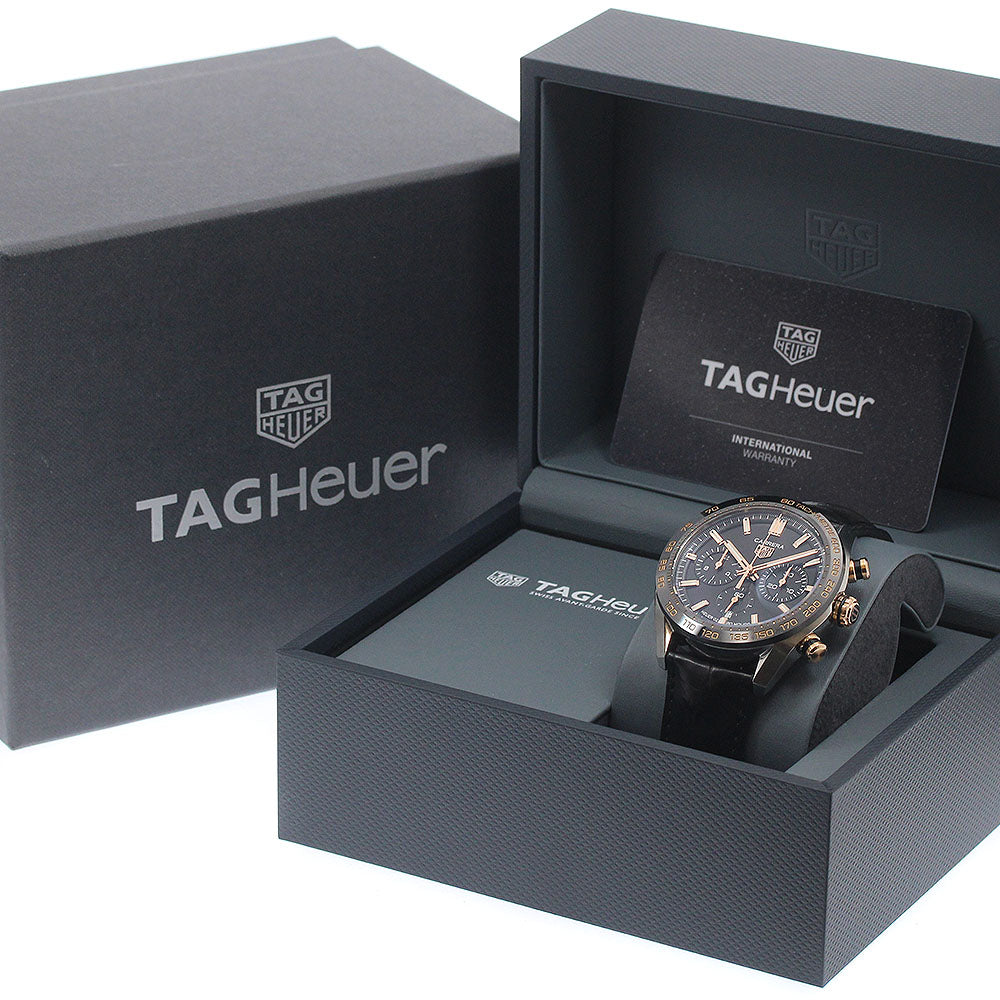 TAG HEUER Carrera Caliber Heuer 02 CBN2A5A.FC6481 Chronograph black Dial Automatic Men's Watch_949170