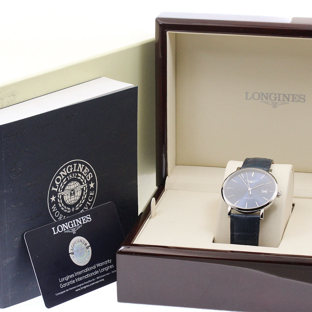 LONGINES elegant L4.910.4 Date Navy Dial Automatic Men's Watch_949178
