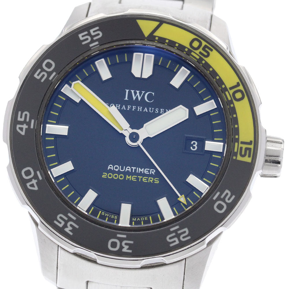 IWC SCHAFFHAUSEN Aqua timer IW356802 Date black Dial Automatic Men's_949180