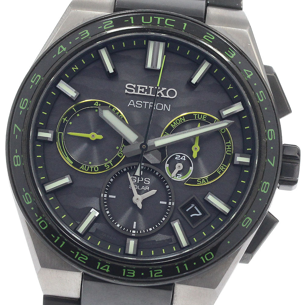SEIKO Astron SBXC139/5X53-0CE0 Limited Solar Powered Radio Men's Watch_949205