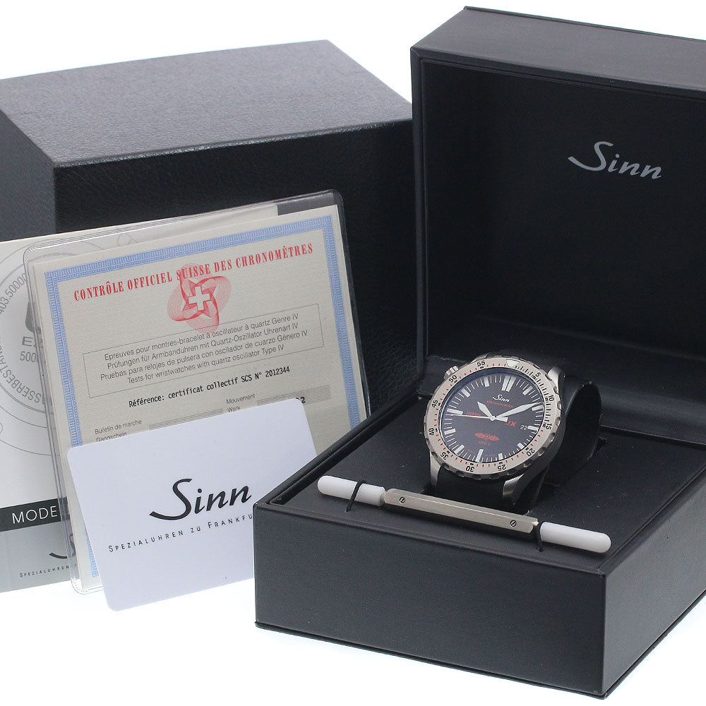 Sinn UX.GSG9 EZM2B 403 Date black Dial Quartz Men's Watch_949209