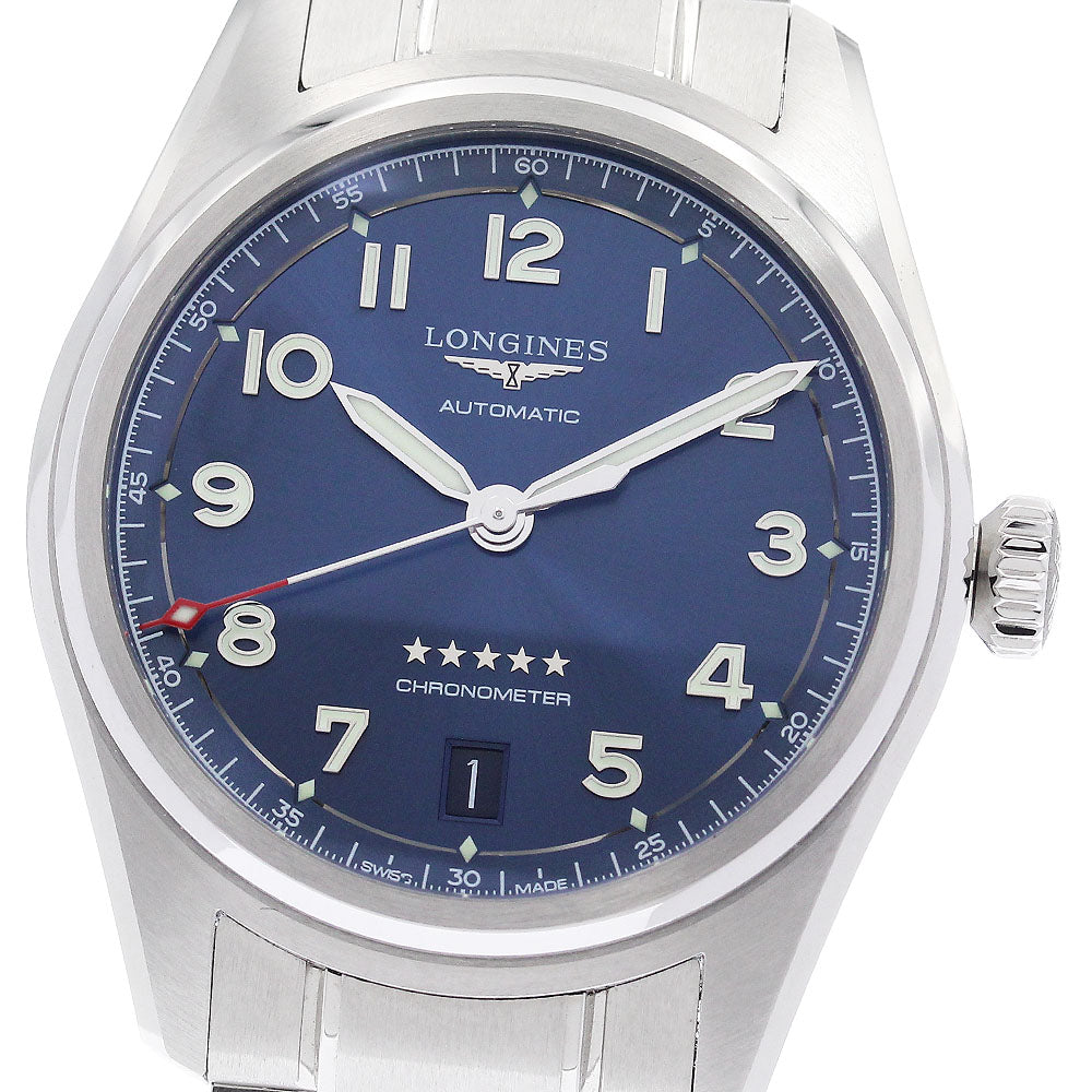 LONGINES Spirit L3.410.4.93.6 Date blue Dial Automatic Men's Watch_949251
