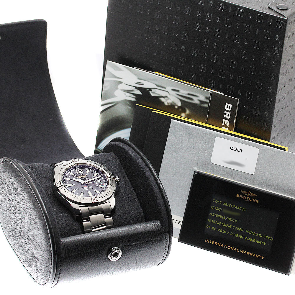 BREITLING Colt A17388 Date black Dial Automatic Men's Watch_949267
