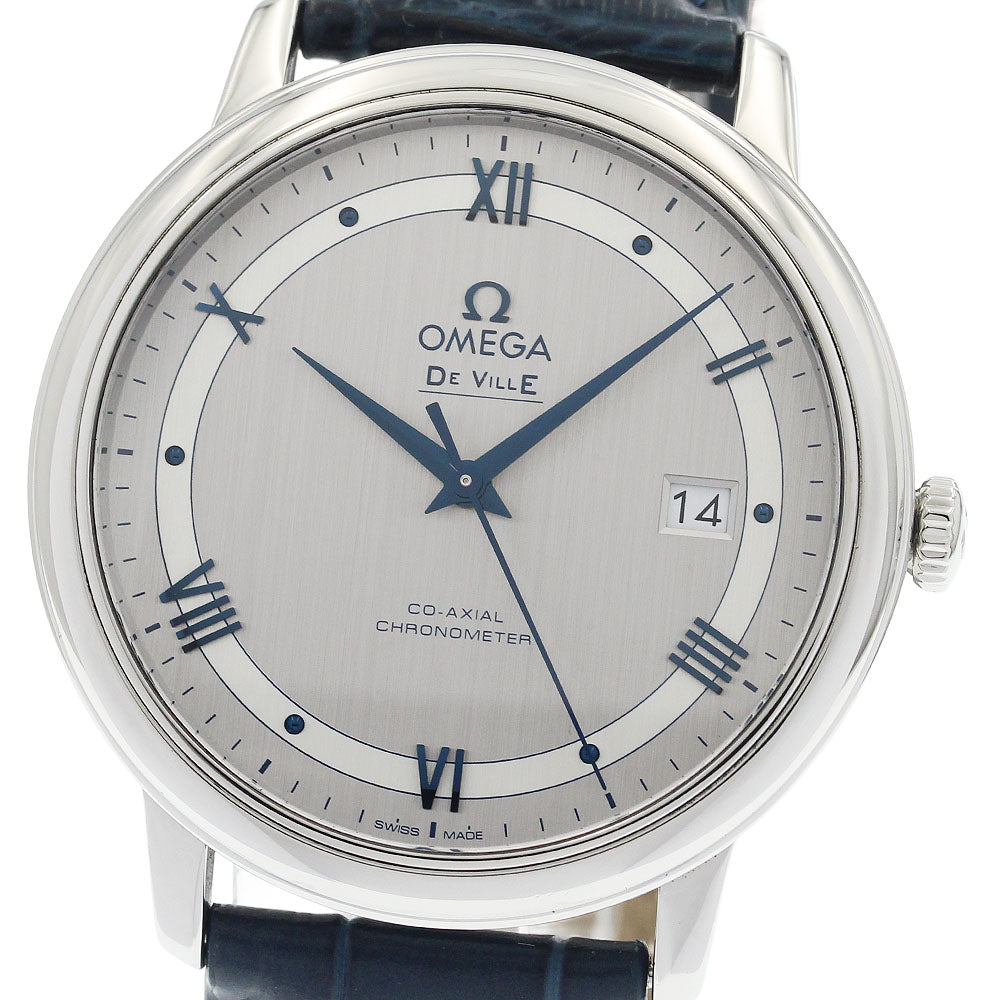 OMEGA De Ville Prestige 424.13.40.20.02.003 Coaxial Silver Dial Automatic Men's Watch_949346