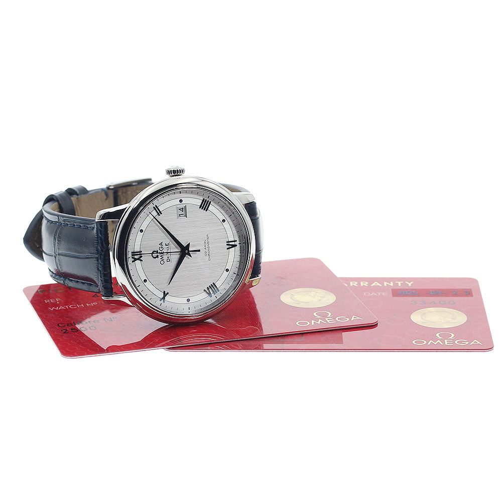 OMEGA De Ville Prestige 424.13.40.20.02.003 Coaxial Silver Dial Automatic Men's Watch_949346