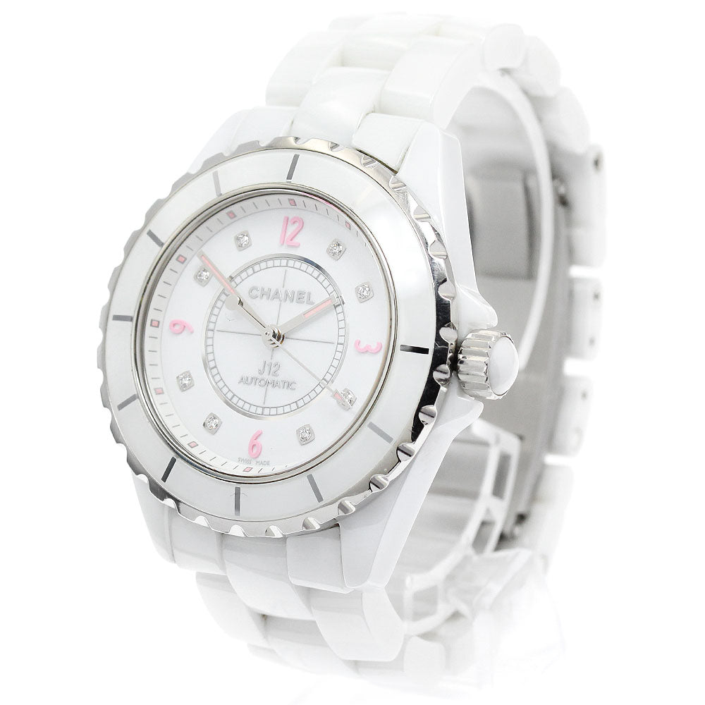 CHANEL J12 Pink light H4864 8P diamond white Dial Automatic Men's Watch_949350