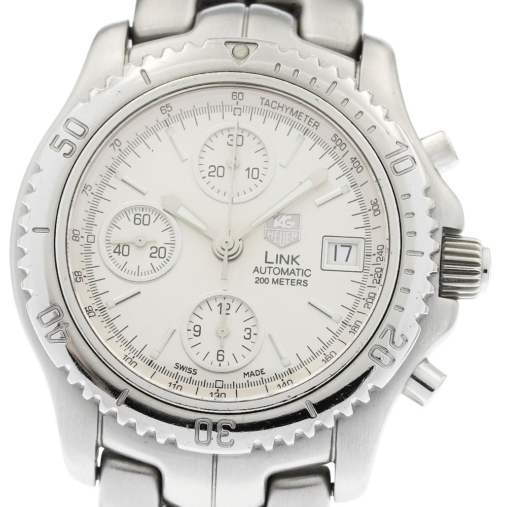TAG HEUER Link CT2113 Chronograph Silver Dial Automatic Men's Watch_949390