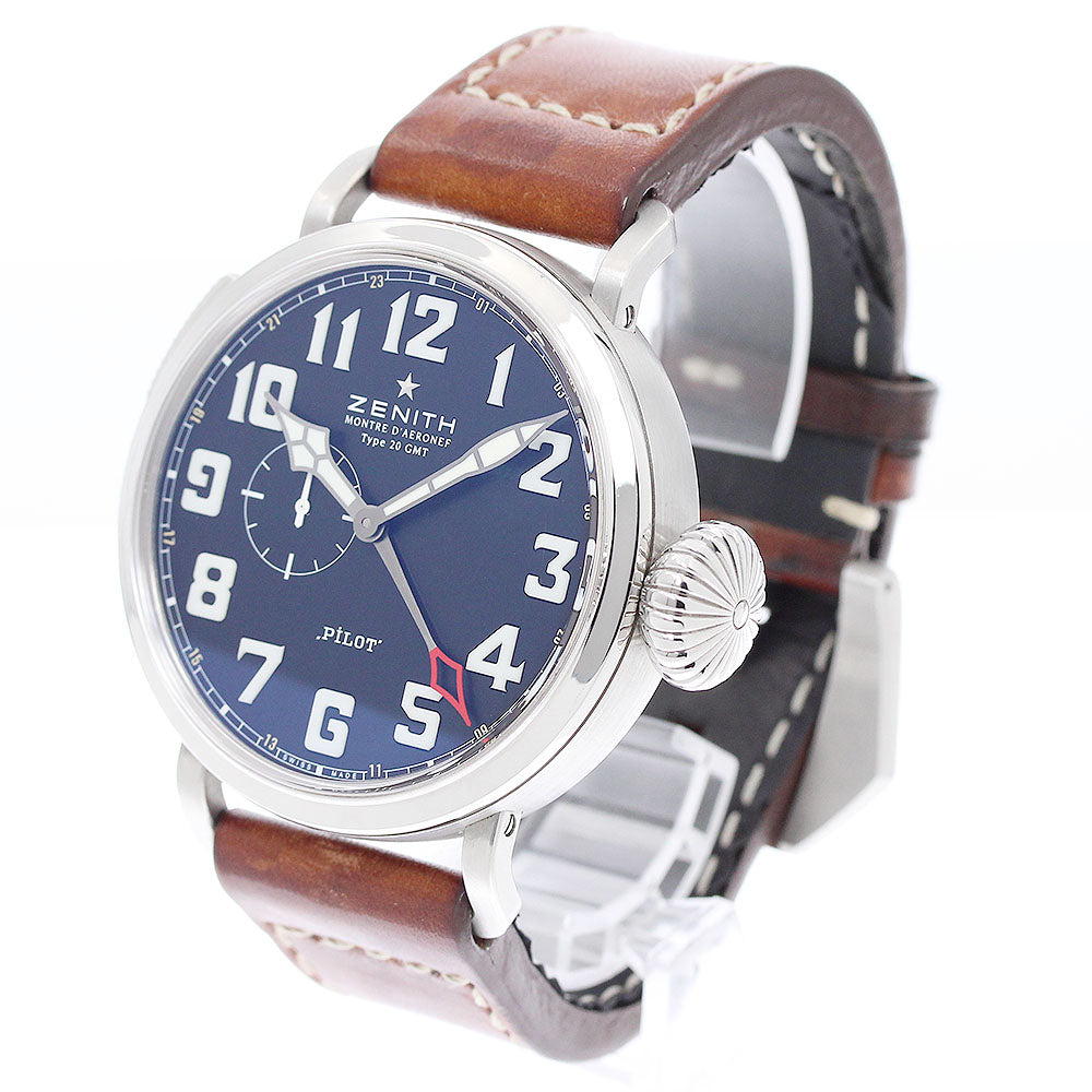 ZENITH Pilot Aeronev Type 20 03.2430.693 GMT Black Dial Automatic Men's _949466