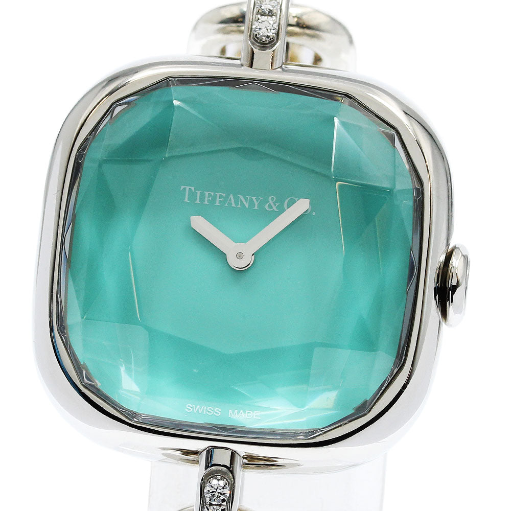 TIFFANY&Co. Hardware Watch 73332052 Blue Dial Quartz Ladies Watch_949474