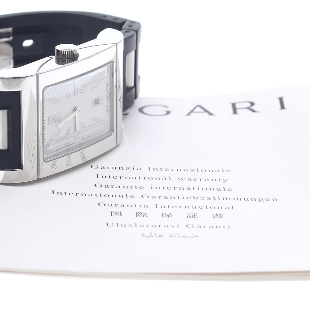 BVLGARI Rettangolo RT45S Date White Dial Automatic Men's Watch_949488