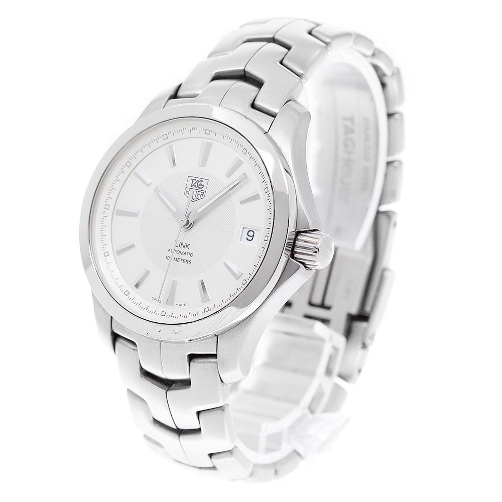 TAG HEUER Link caliber 5 WJF2211 Date Silver Dial Automatic Men's Watch_949506