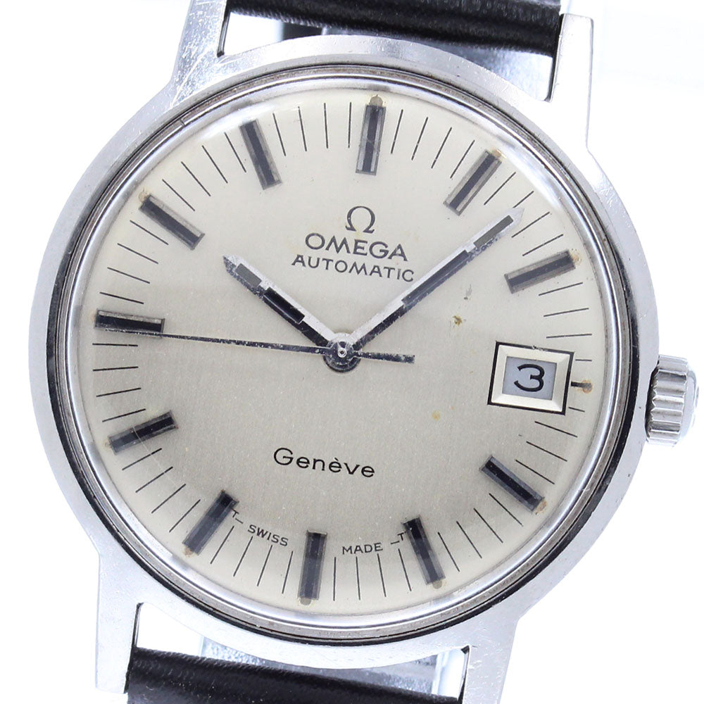 OMEGA Geneve 166.070 Date cal.565 Silver Dial Automatic Men's Watch_949515