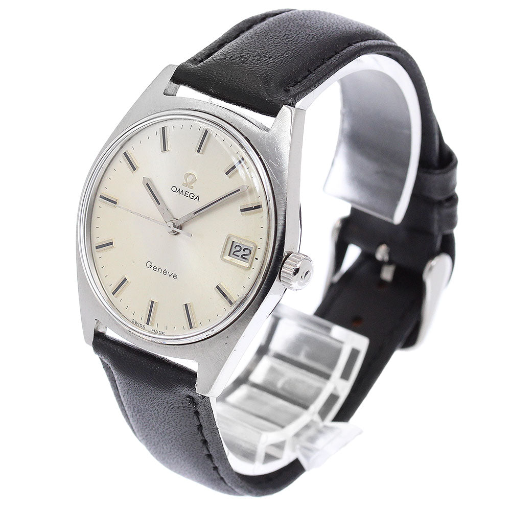 OMEGA Geneve 136.041 Date Cal.613 Silver Dial Hand Winding Men's Watch_949518