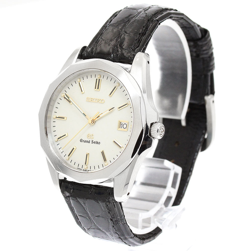 SEIKO Grand Seiko 8J56-8010/SBGF007 Date beige Dial Quartz Men's Watch_949523