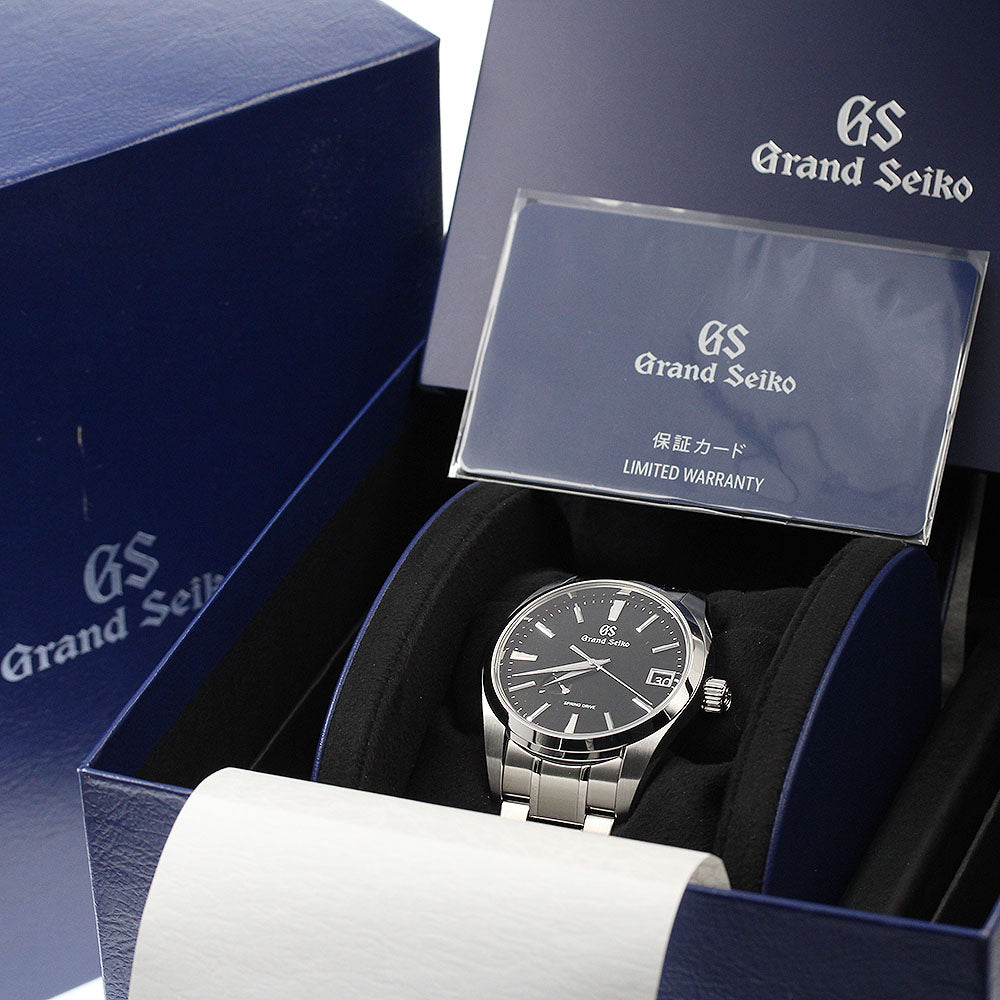 SEIKO Grand Seiko SBGA203/9R65-0AA0 black Dial Spring drive Men's Watch_949524
