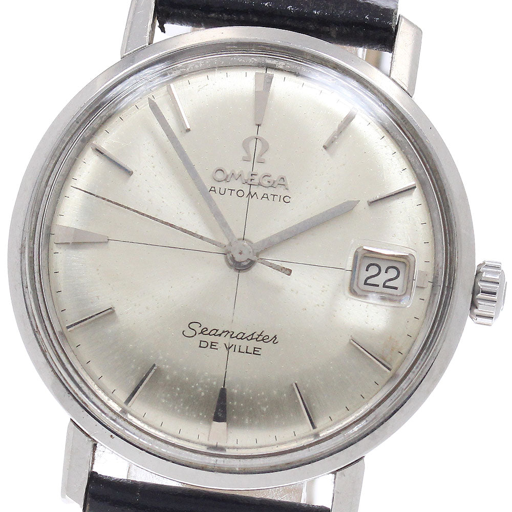 OMEGA SeamasterDe Ville Date Crossline Vintage Silver Dial Automatic Men's Watch_949532