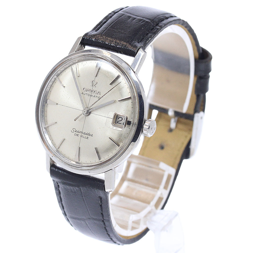 OMEGA SeamasterDe Ville Date Crossline Vintage Silver Dial Automatic Men's Watch_949532
