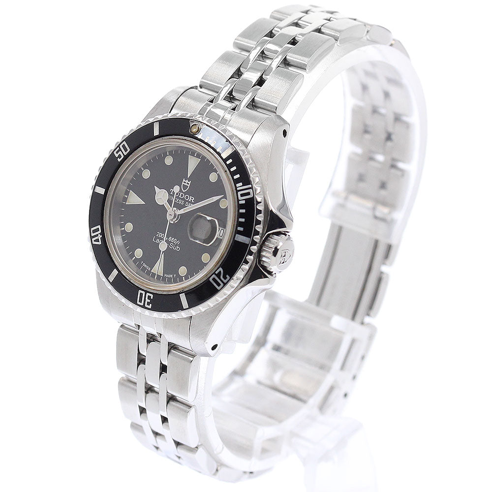 TUDOR Princess Date Lady Sub 96090 Black Dial Automatic Ladies Watch_949584