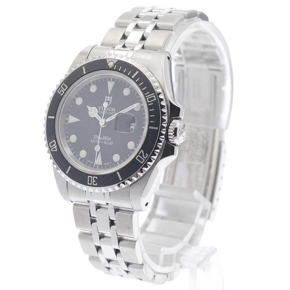 TUDOR Prince Date Mini Sub 73190 Date black Dial Automatic Boy's Watch_949595