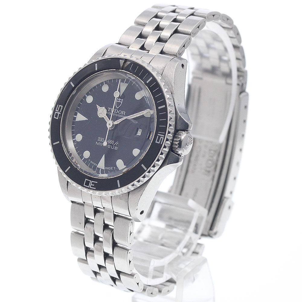 TUDOR Prince Oyster Date Mini Sub 73090 Date Navy Dial Automatic Boy's Watch_949598