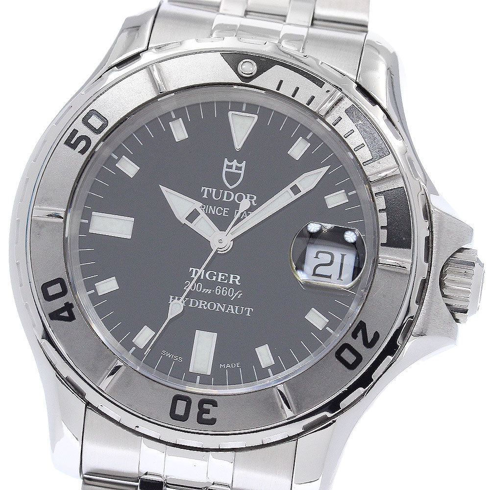 TUDOR Prince Date Hydronaut 89190P Date Black Dial Automatic Men's Watch_949610