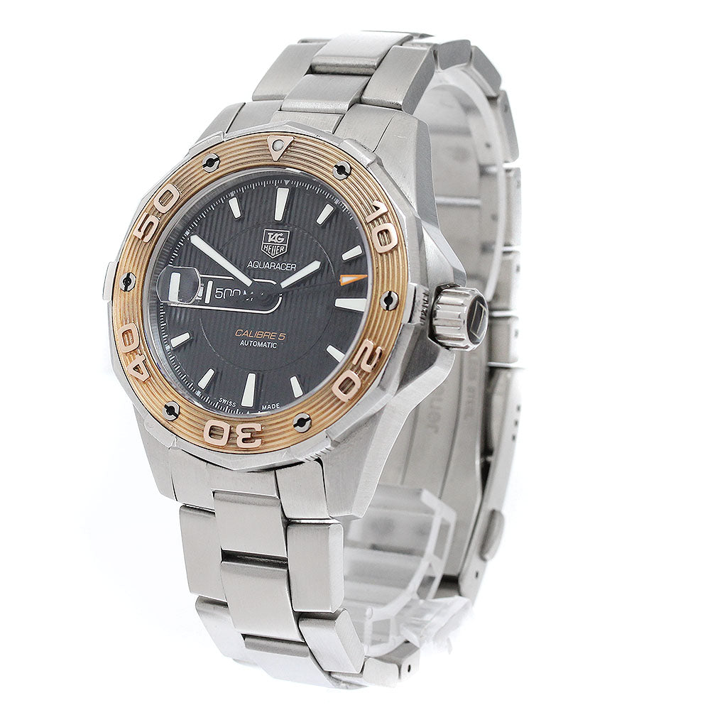 TAG HEUER Aquaracer WAJ2150 Caliber 5 Date Black Dial Automatic Men's _949628