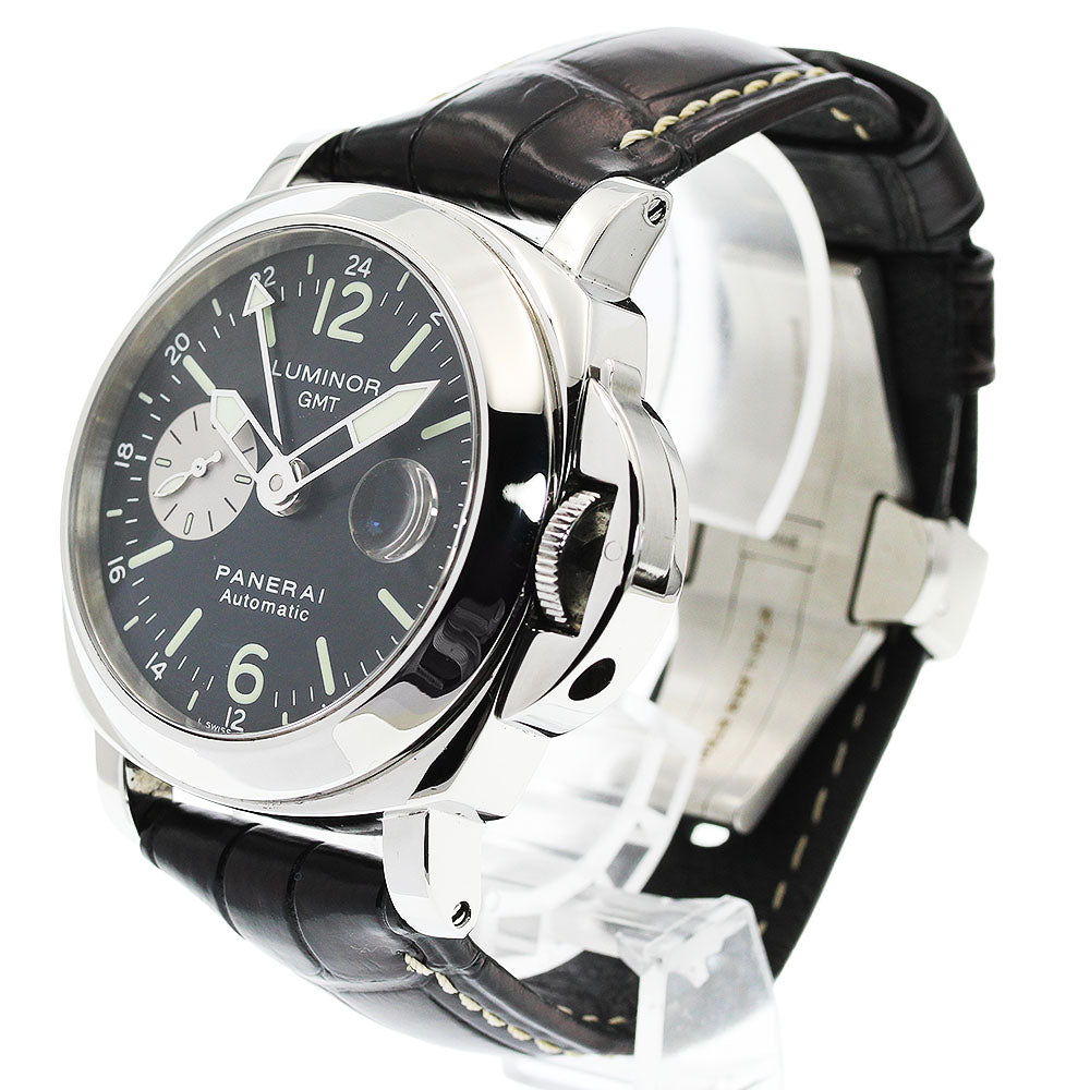 PANERAI Luminor GMT PAM00088 Date Small Second Black / Silver Dial Automatic Men's Watch_949629