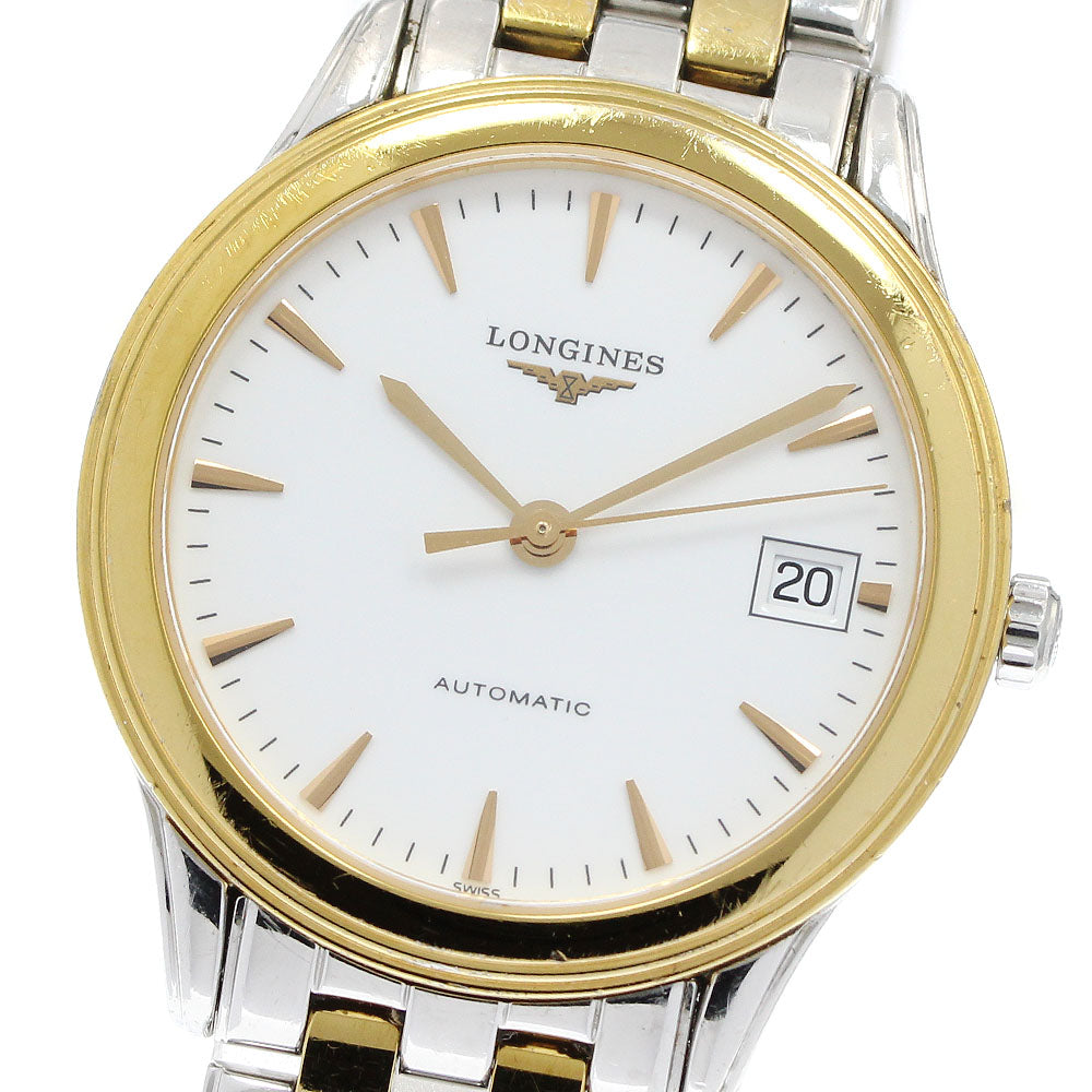LONGINES Flagship L4.774.3 Date white Dial Automatic Men's Watch_949635