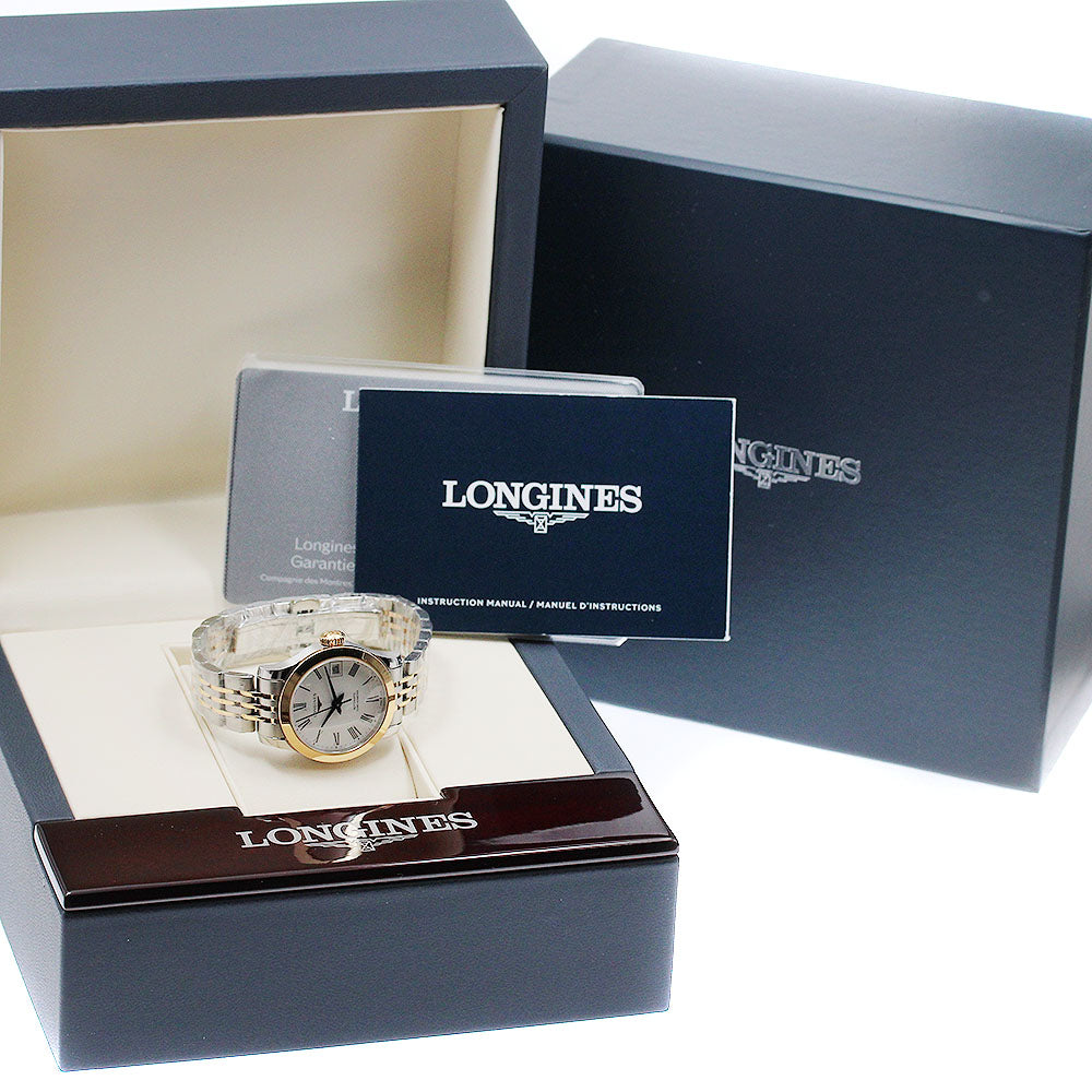 LONGINES record L2.320.5 Date white Dial Automatic Ladies Watch_949643