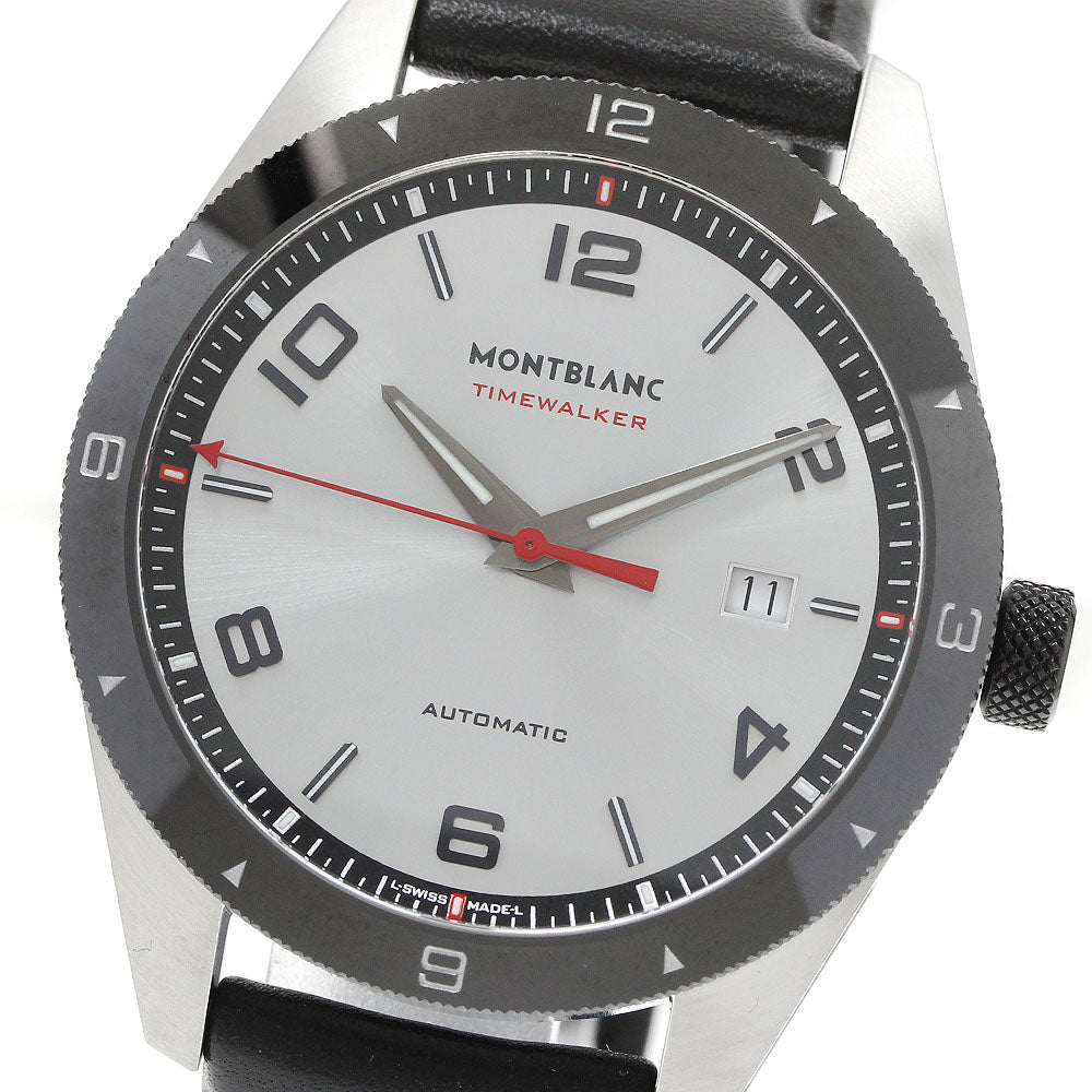 MONTBLANC Time walker 116058 Date Silver Dial Automatic Men's Watch_949644