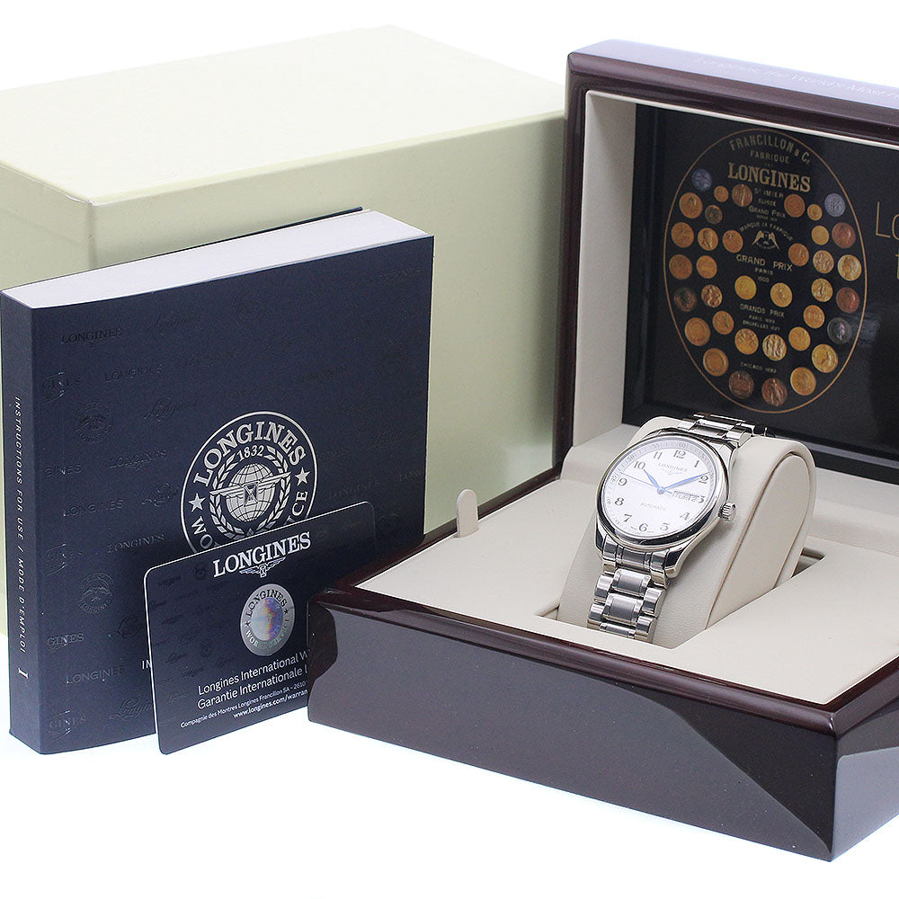 LONGINES Master collection L2.755.4 Day date Silver Dial Automatic Men's_949646