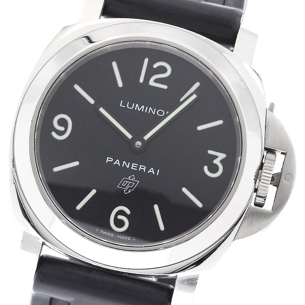 PANERAI Luminor base logo PAM00000 black Dial Hand Winding Men's Watch_949650