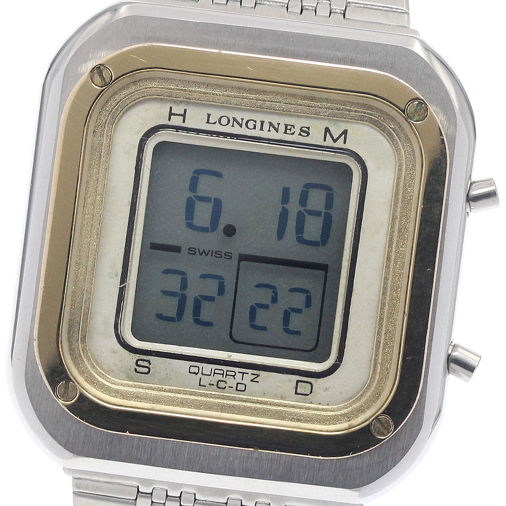LONGINES LCD vintage liquid crystal Dial Quartz Men's Watch_949662
