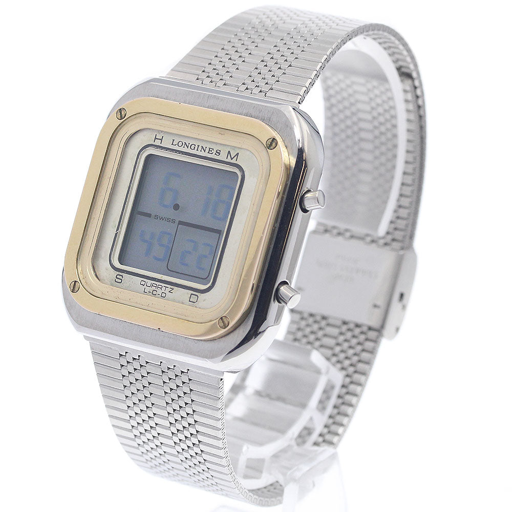 LONGINES LCD vintage liquid crystal Dial Quartz Men's Watch_949662