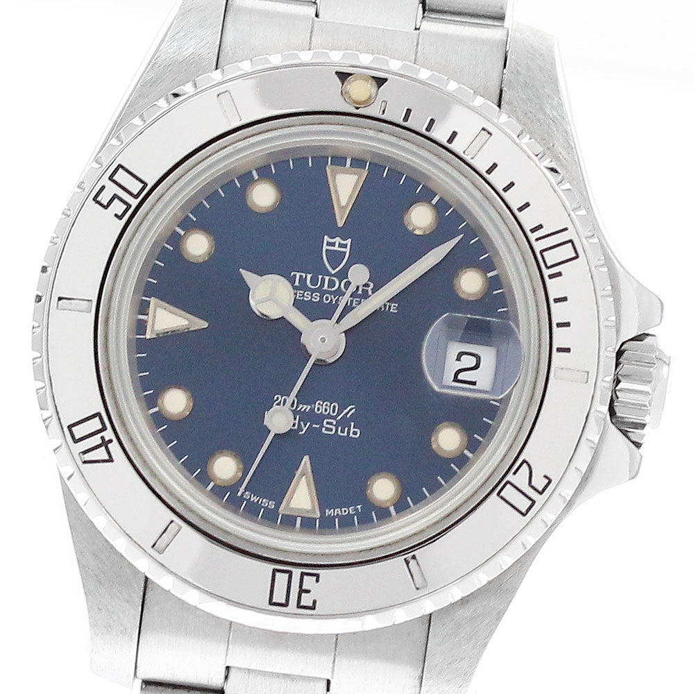 TUDOR Princess Oyster Date Lady Sub 96090 Navy Dial Automatic Ladies_949679