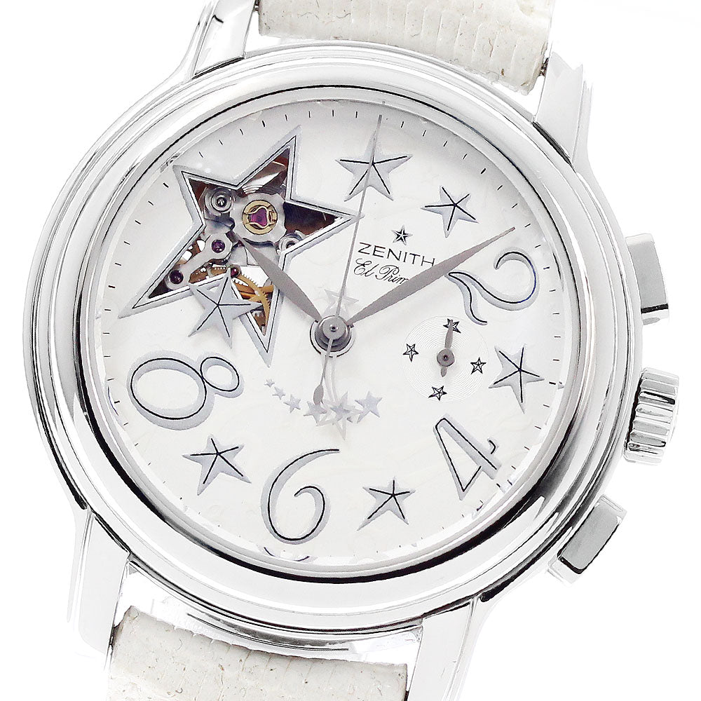 ZENITH star sky open 03.1230.4021 Chronograph Silver Dial Automatic Ladies Watch_949691