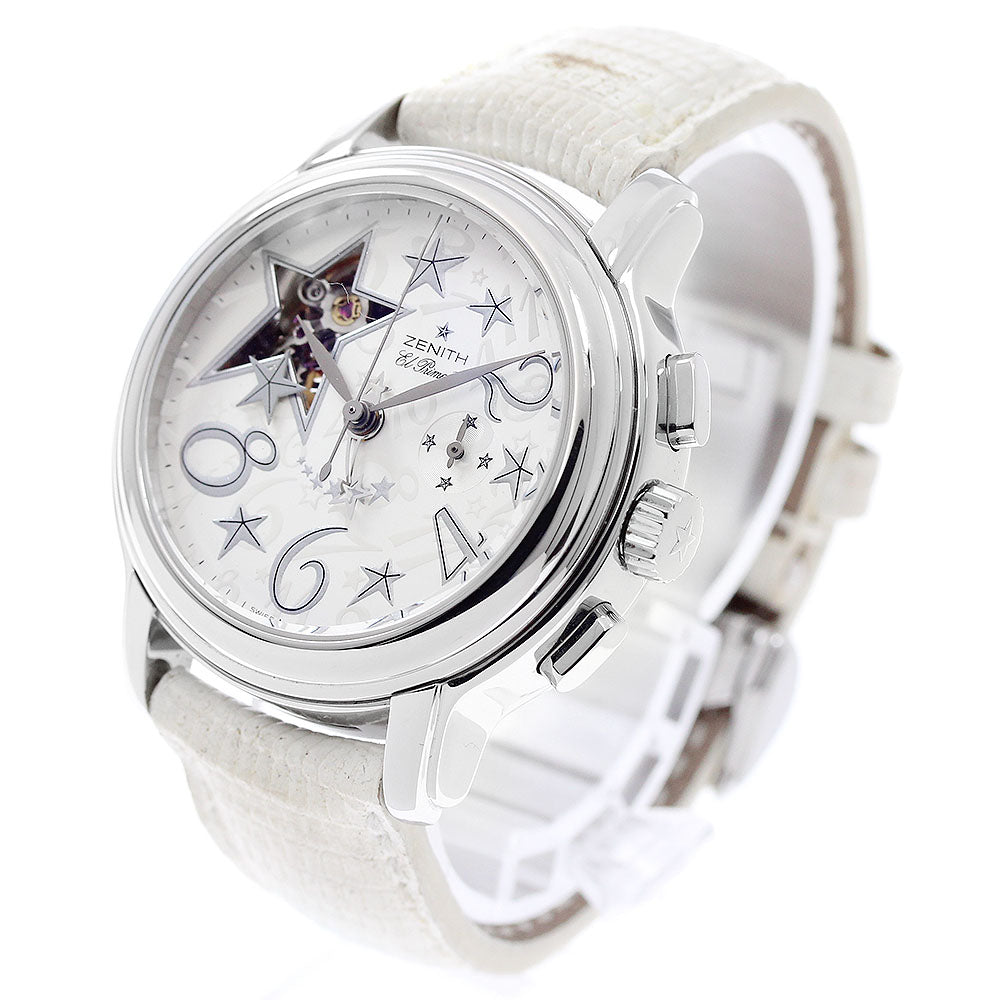 ZENITH star sky open 03.1230.4021 Chronograph Silver Dial Automatic Ladies Watch_949691