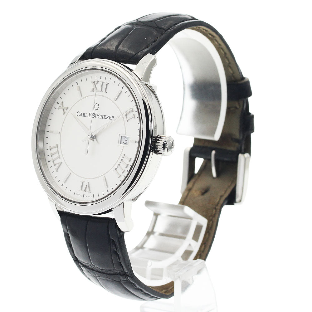 CARL F.BUCHERER Adamavi 10314.08 Date Silver Dial Automatic Men's Watch_949692