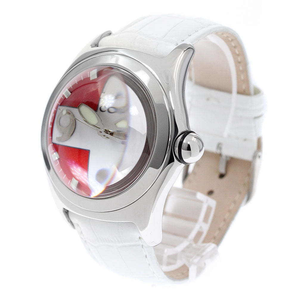 CORUM Bubble swiss flag 163.150.20 Date Red / white Dial Quartz Men's Watch_949698