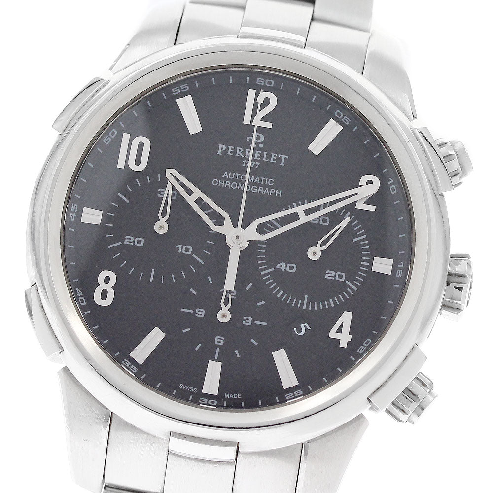 PERRELET Class-T A1069 Chronograph Date black Dial Automatic Men's Watch_949711
