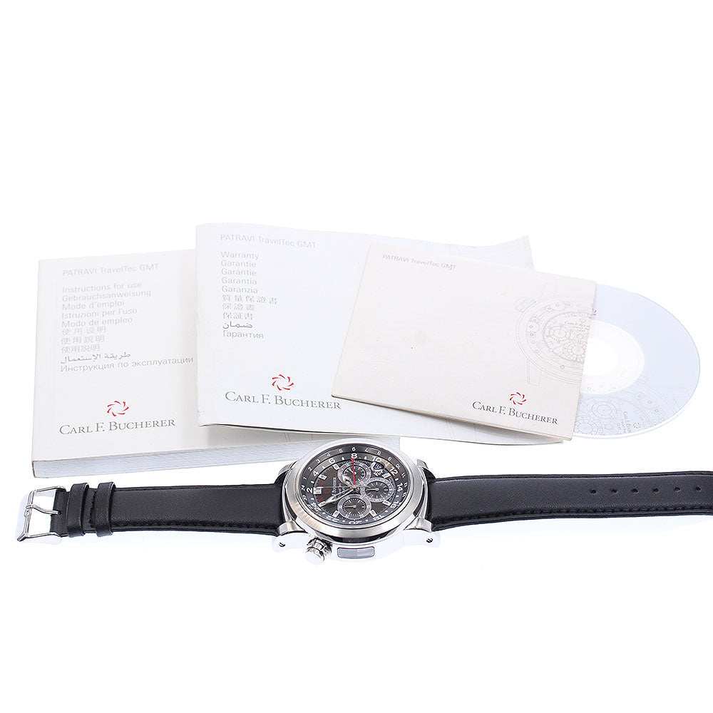 CARL F.BUCHERER Patrabi Travel Tech 00.10620.08.33.01 GMT Automatic Men's_949720