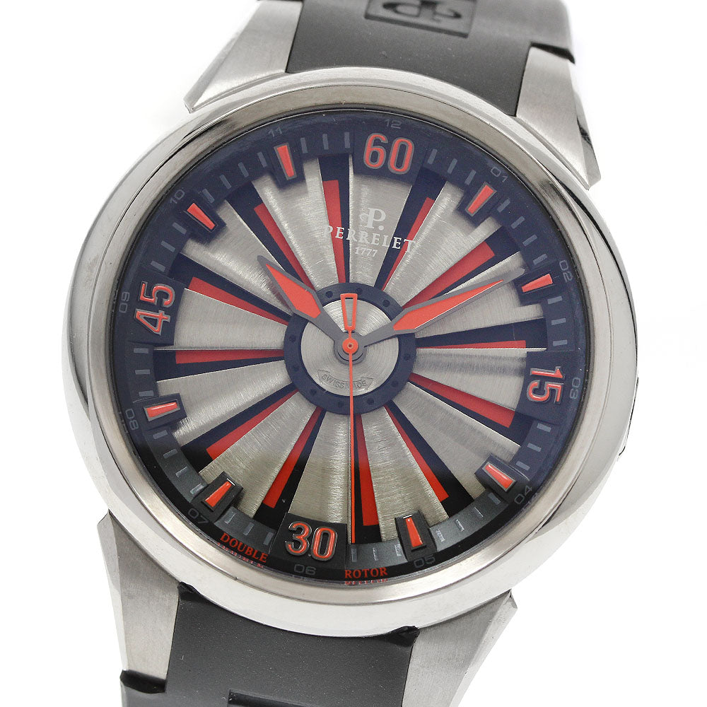 PERRELET Turbine A5006/2 Silver/ Orange/ Black Dial Automatic Men's Watch_949721