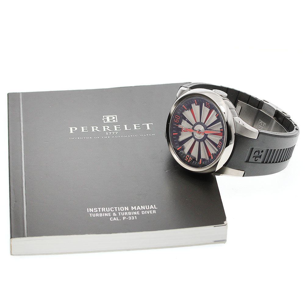 PERRELET Turbine A5006/2 Silver/ Orange/ Black Dial Automatic Men's Watch_949721